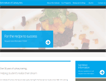 Tablet Screenshot of culinaryarts.edu